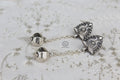 Hexagon Bead Hanging Lotus Earring