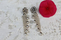 Sadabahar Carved Flower Layred Earrings
