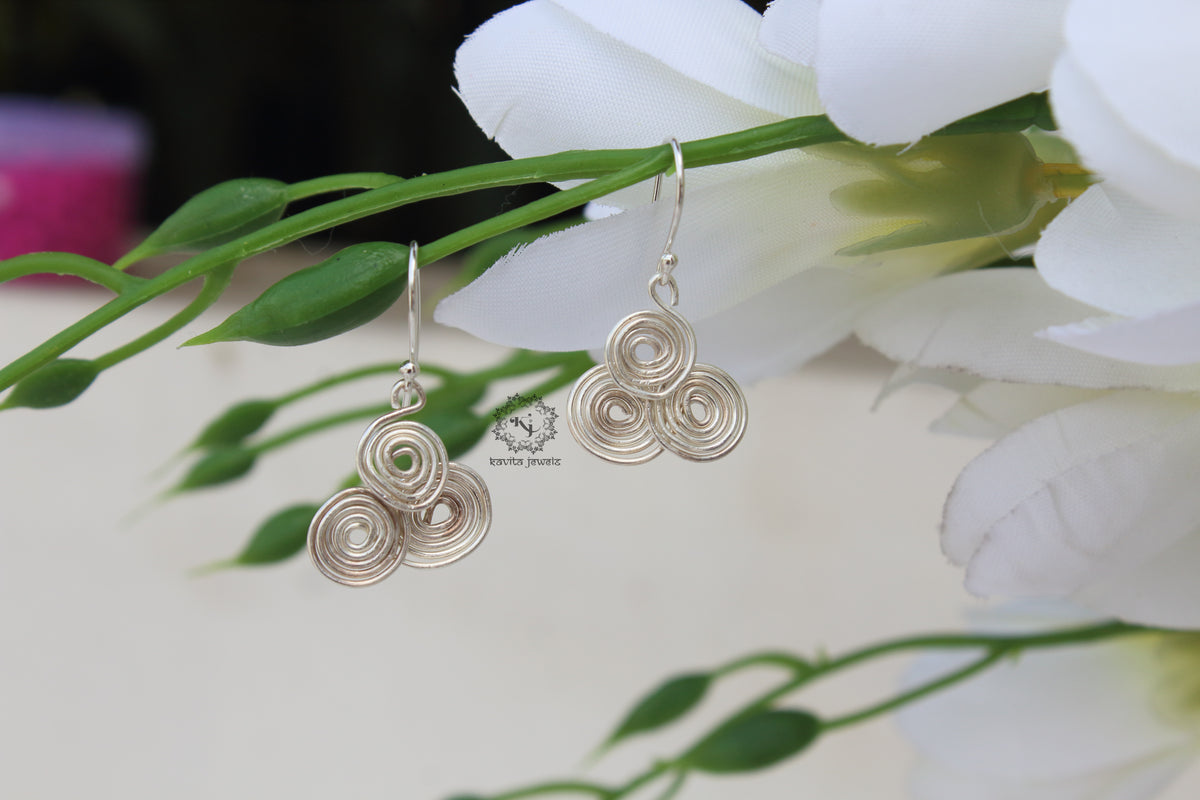 Tri Spiral earrings