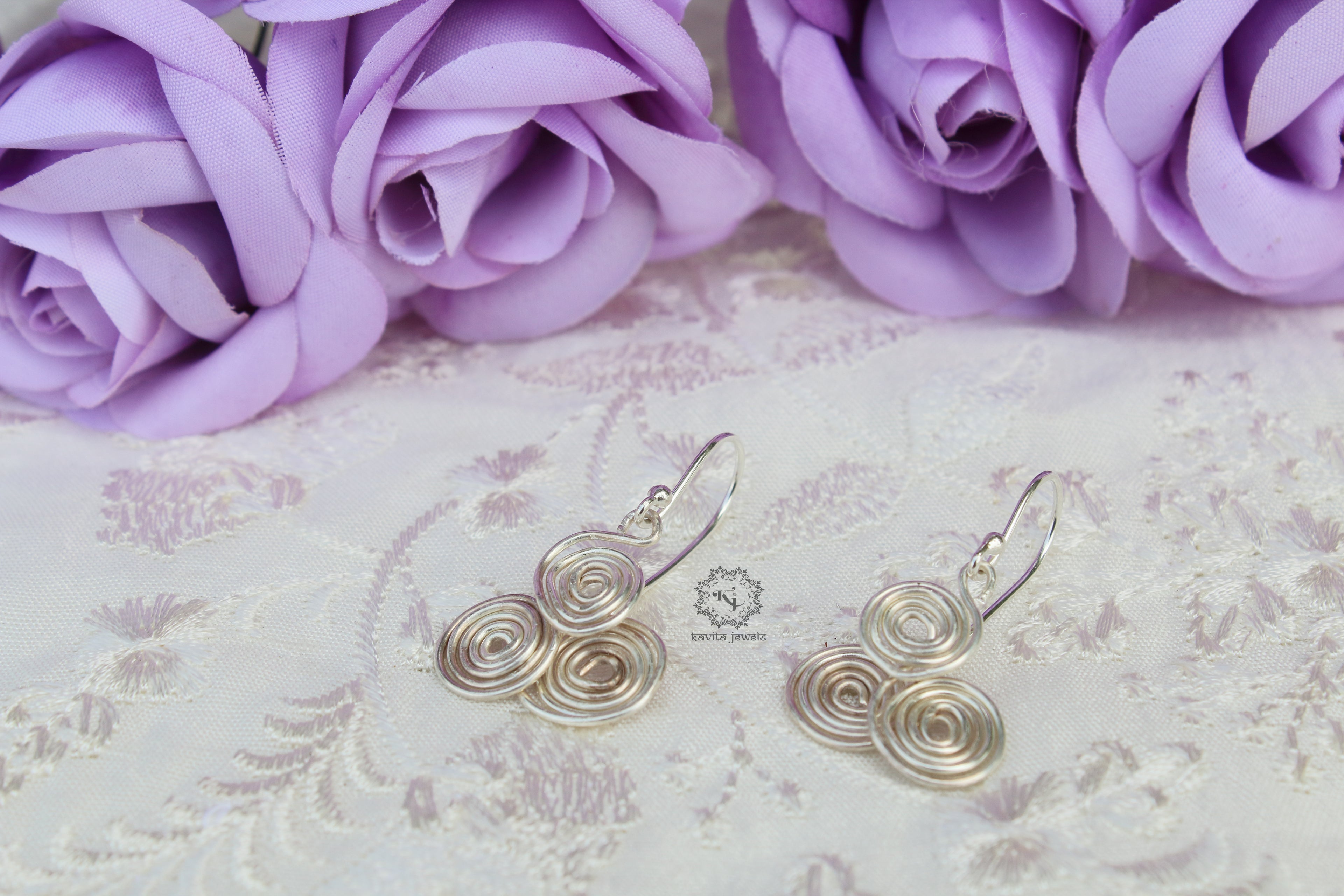 Tri Spiral earrings