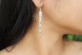 Tiny Flower Hanging Layered Earrings