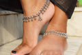 Antique Carved snowdrop Anklet