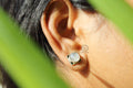 Moon Stone Everyday Square Studs