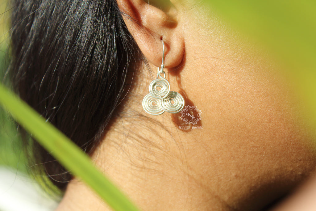 Tri Spiral earrings