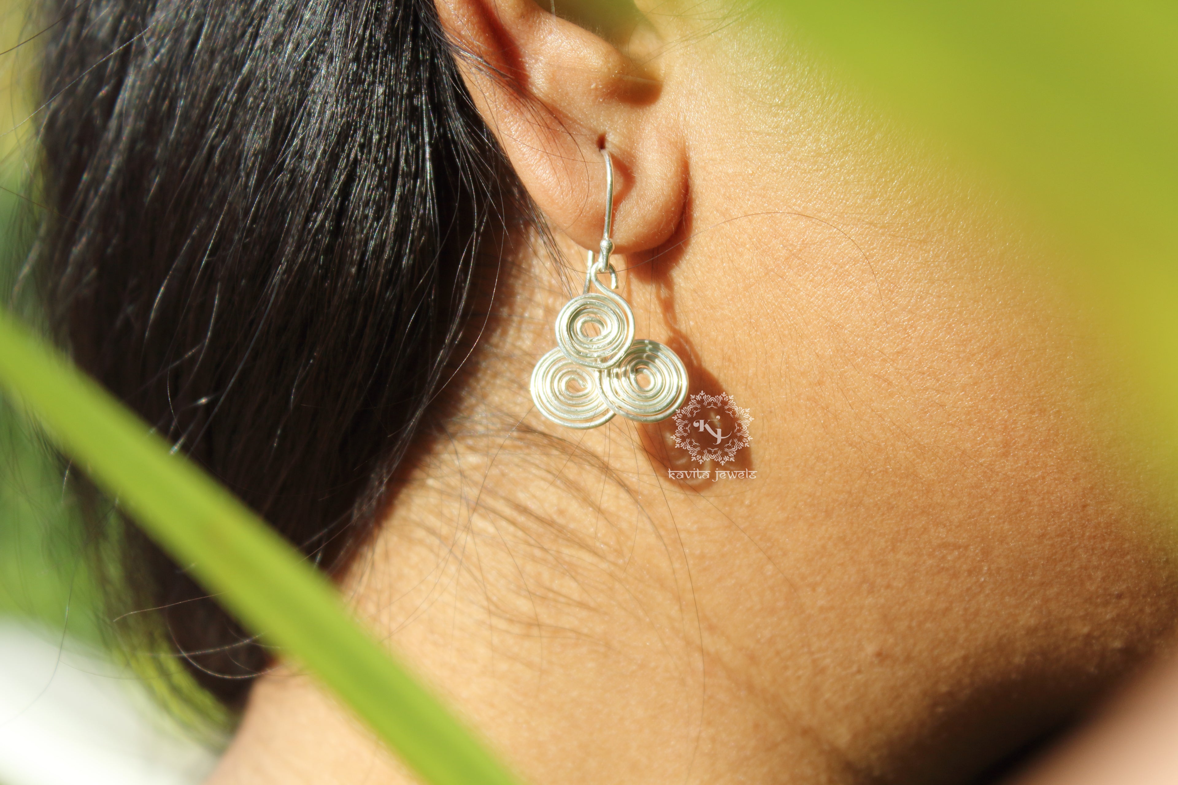Tri Spiral earrings