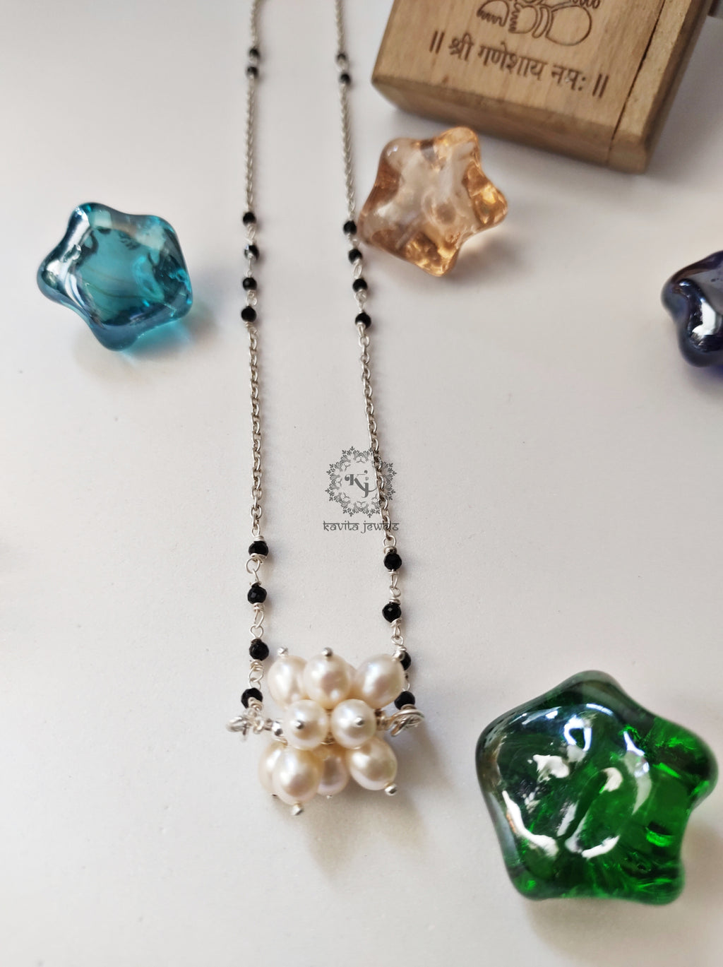 Pearl bunch mangalsutra