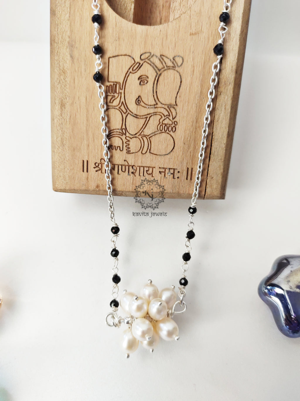 Pearl bunch mangalsutra