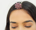 Oxidized cut Stone Magenta color Borla