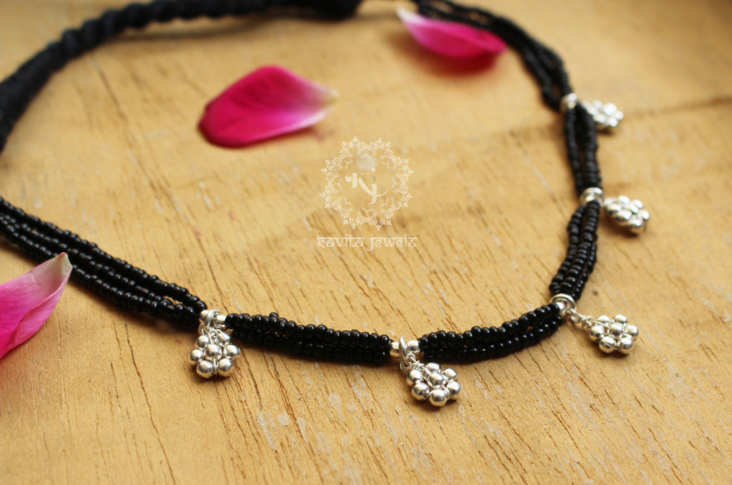 Multi Flower Pendant Necklace Set