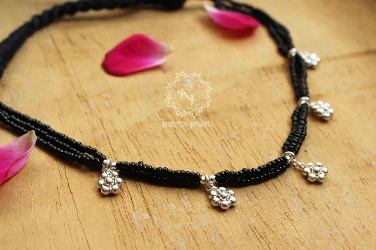Multi Flower Pendant Necklace Set