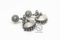 Vintage Style Flat Jhumka With small Ghungroo Hanging