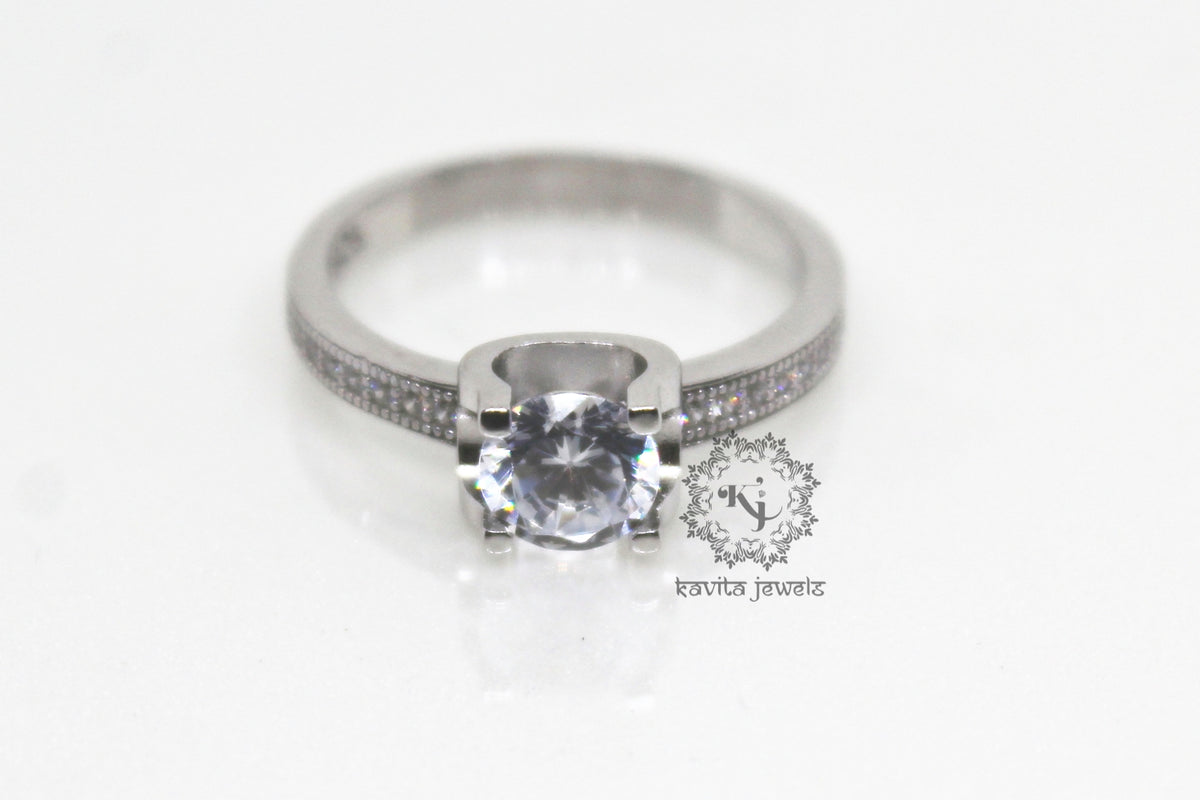 Big Size Square CZ Ring