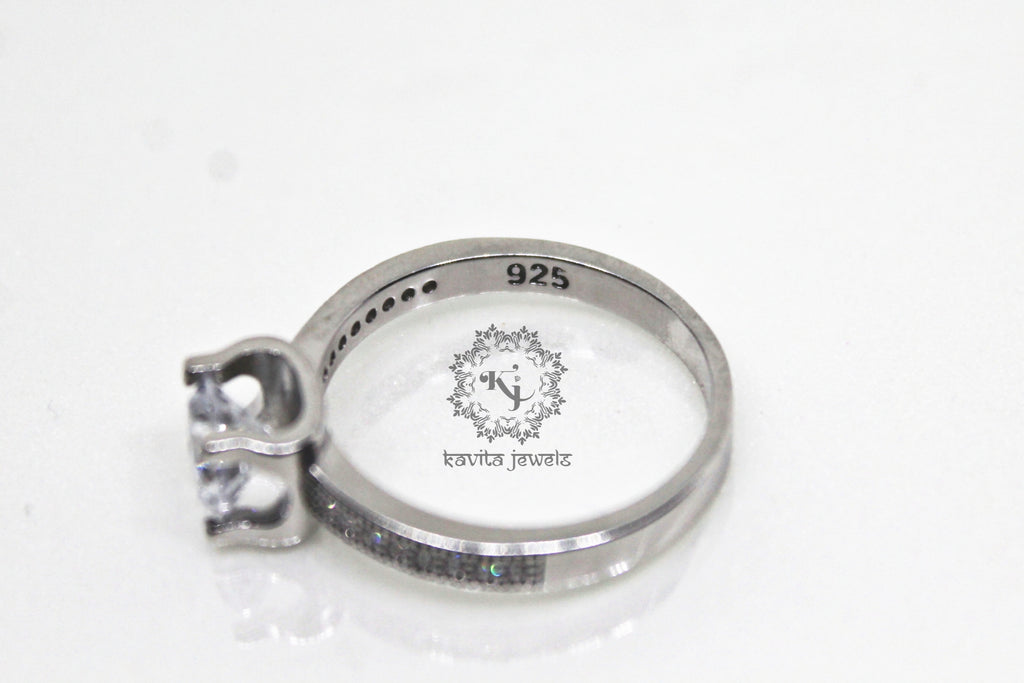 Big Size Square CZ Ring