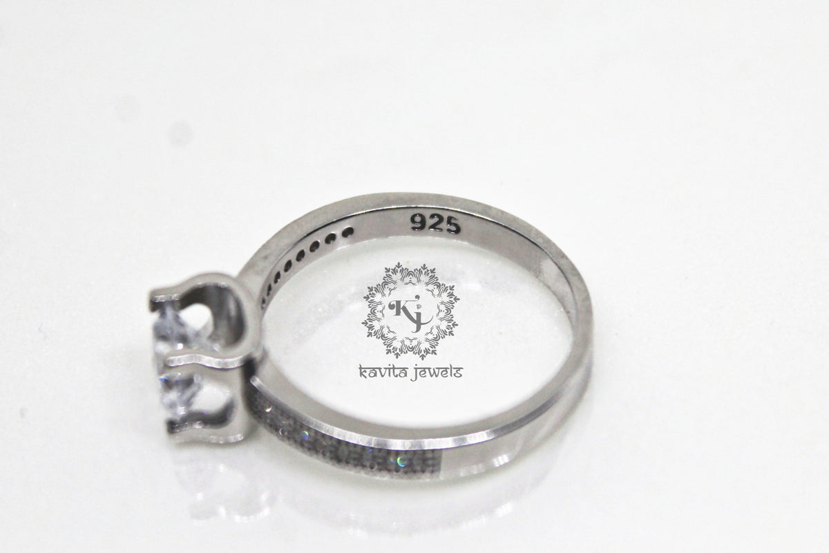 Big Size Square CZ Ring