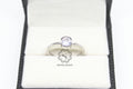 Sterling Silver Single Stone Ring