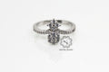 Stunning CZ Flower Ring