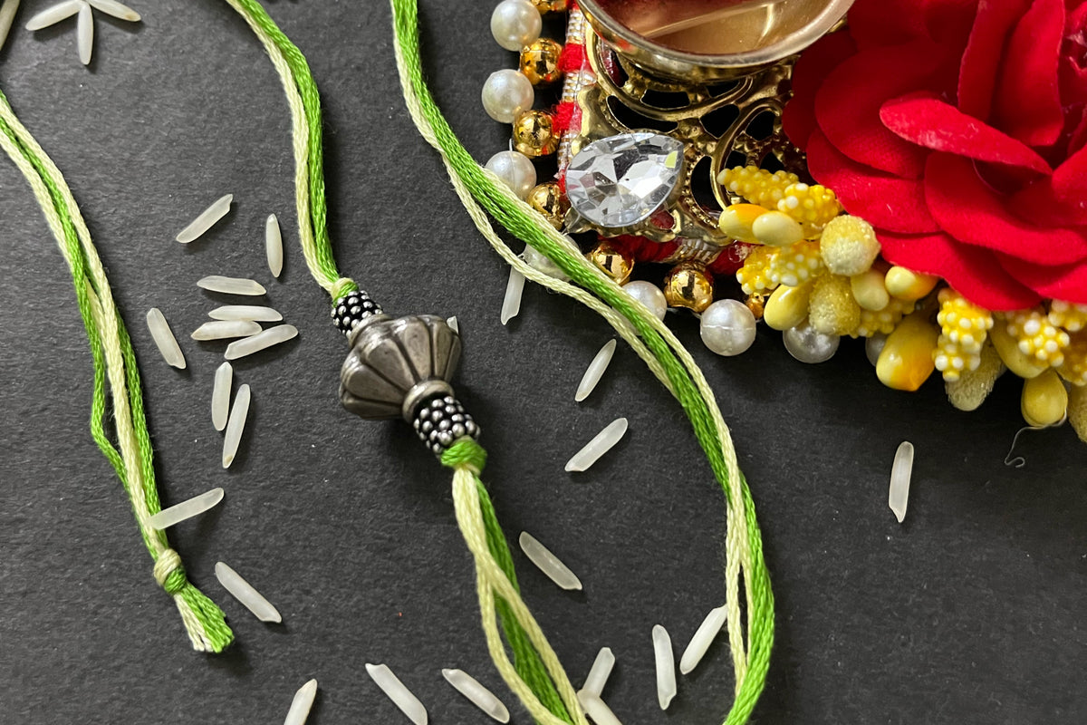 Flower Bead Rakhi
